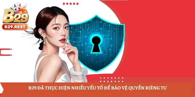 B29 đã thực hiện nhiều yếu tố để bảo vệ quyền riêng tư
