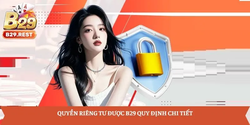 Quyền riêng tư được B29 quy định chi tiết Quyền riêng tư được B29 quy định chi tiết